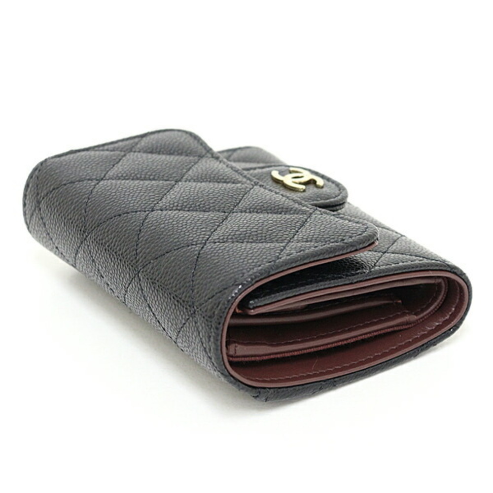 CHANEL Black Caviar Leather Wallet - Picture 5 of 6